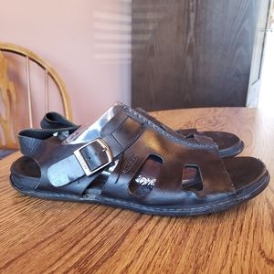 Keen Black Leather Fisherman Sandals Gladiator Comfort 10.5